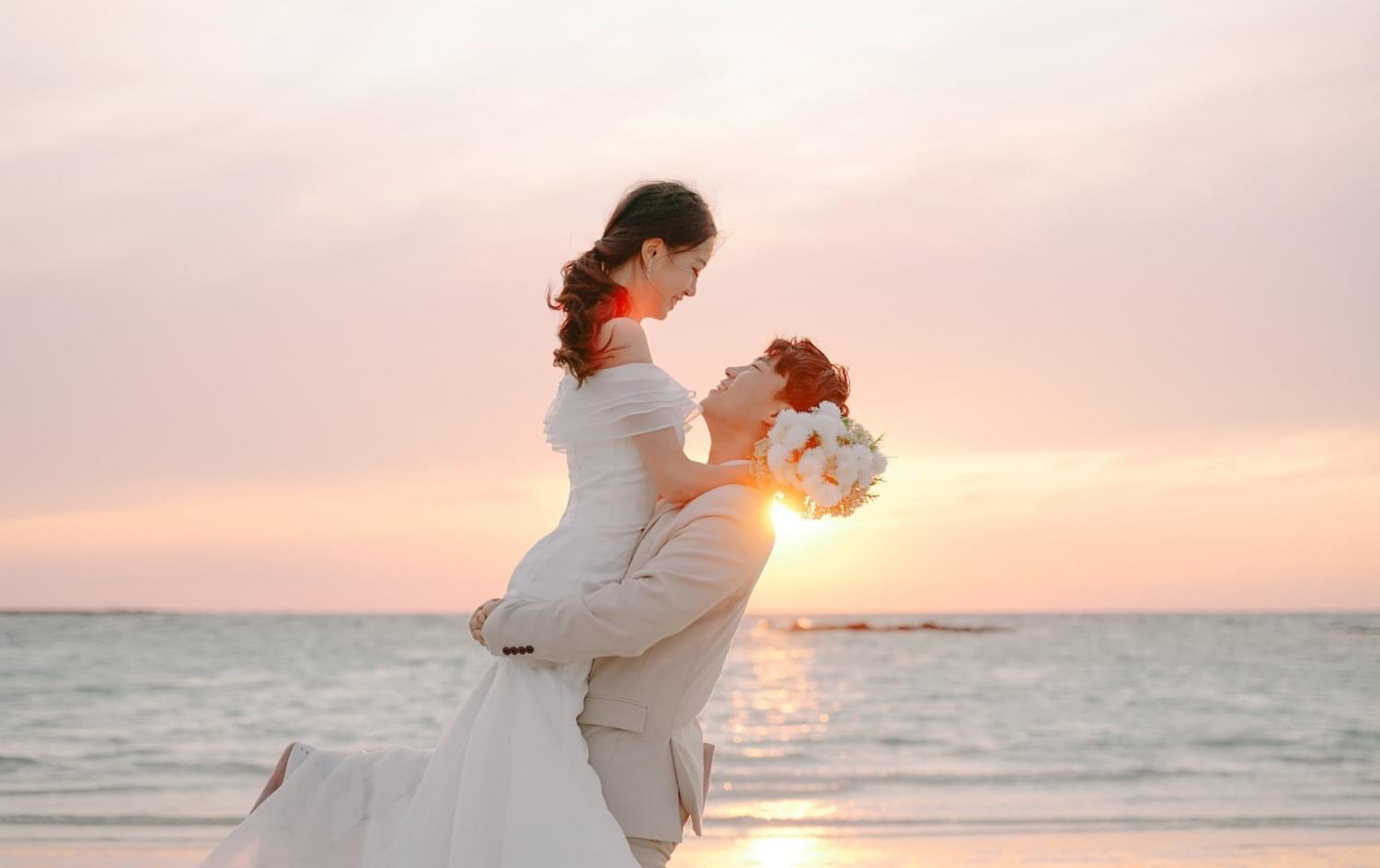 제주도 야외웨딩스냅 -바다-