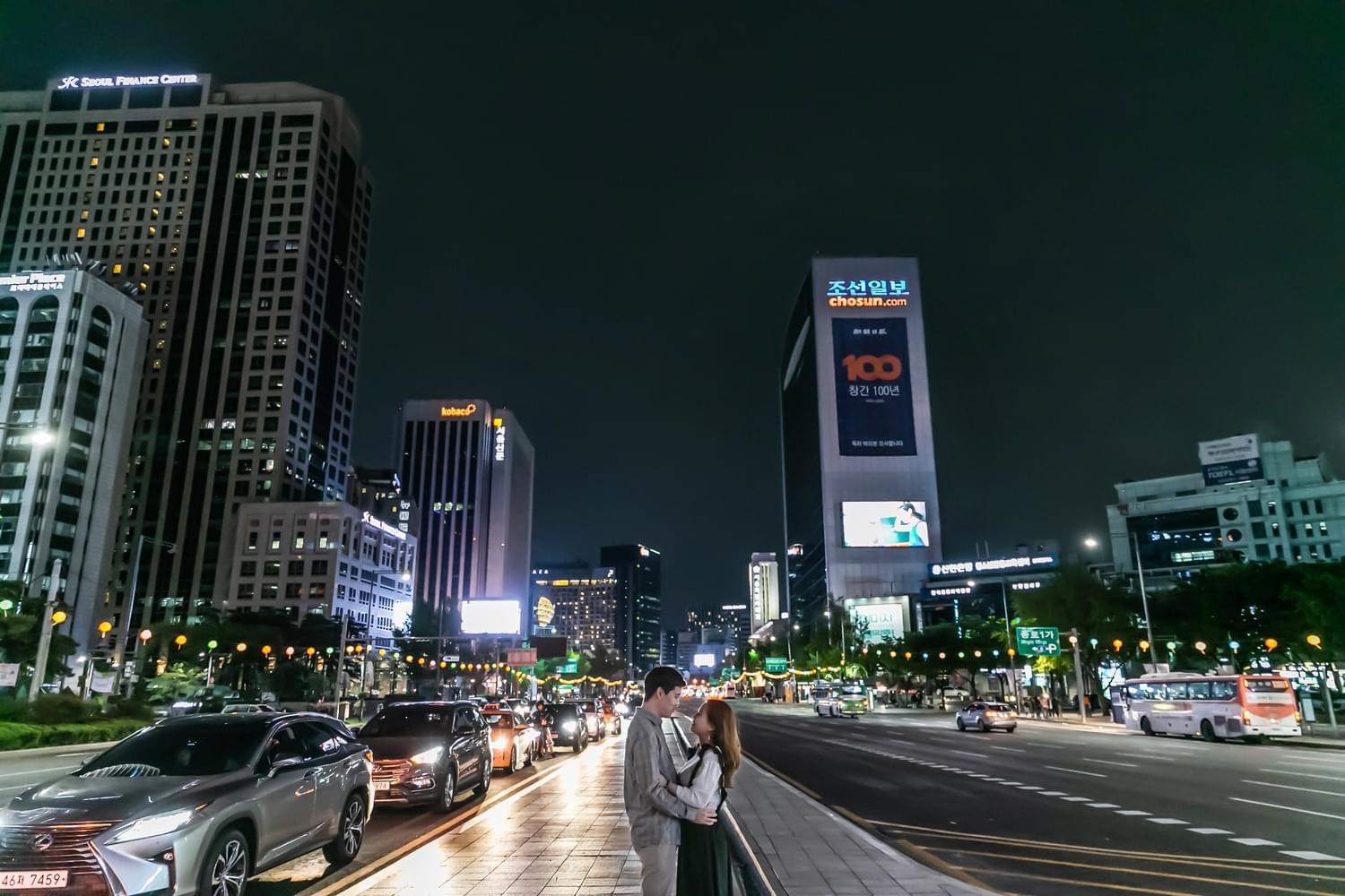 낙산공원 저녁데이트사진