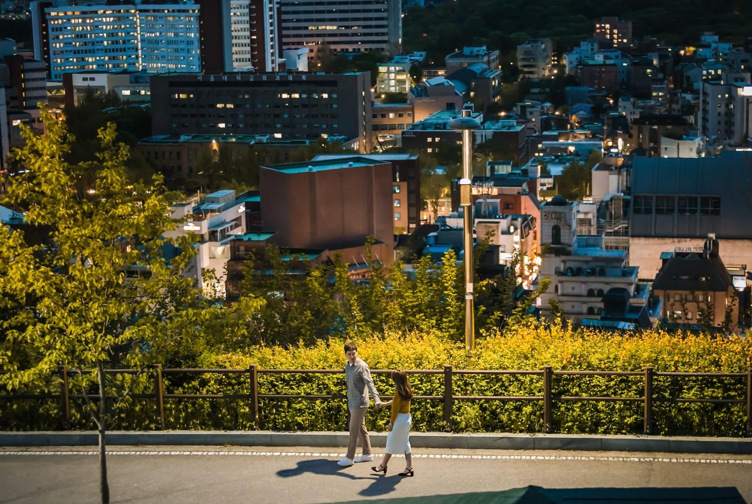 낙산공원 저녁데이트사진
