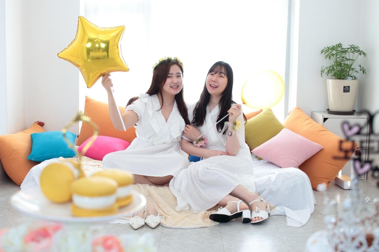 #브라이덜샤워, 파티, 우정, 셀프웨딩