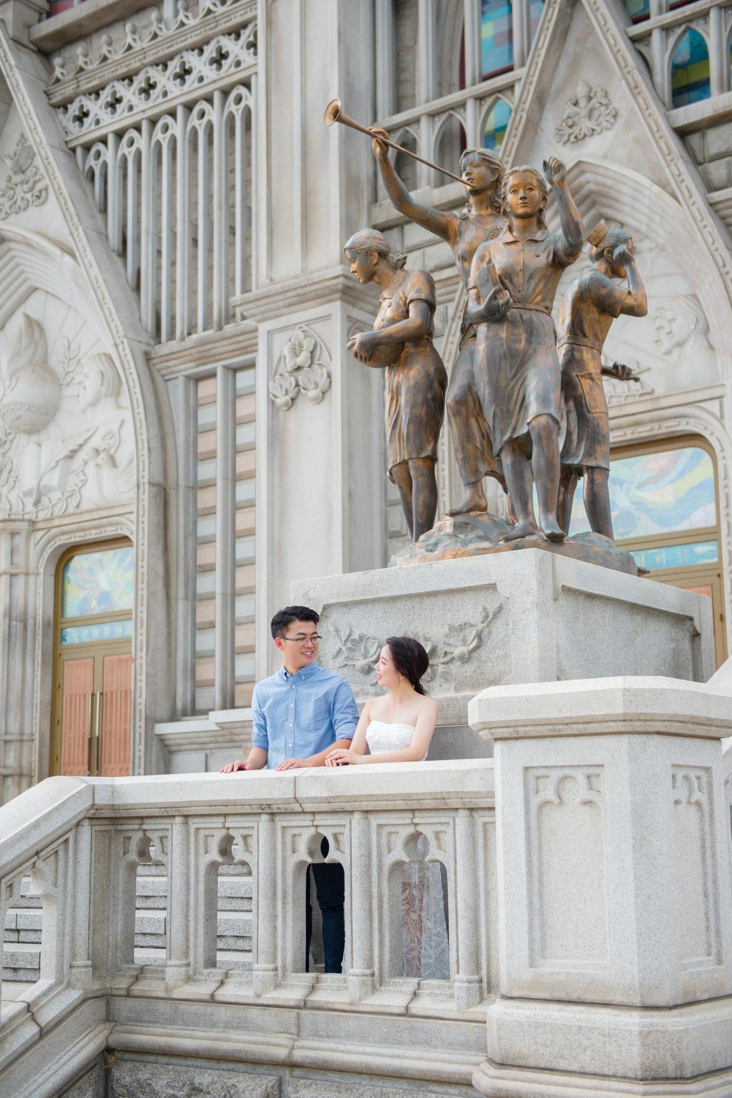 경희대 서울캠퍼스 에서 셀프웨딩