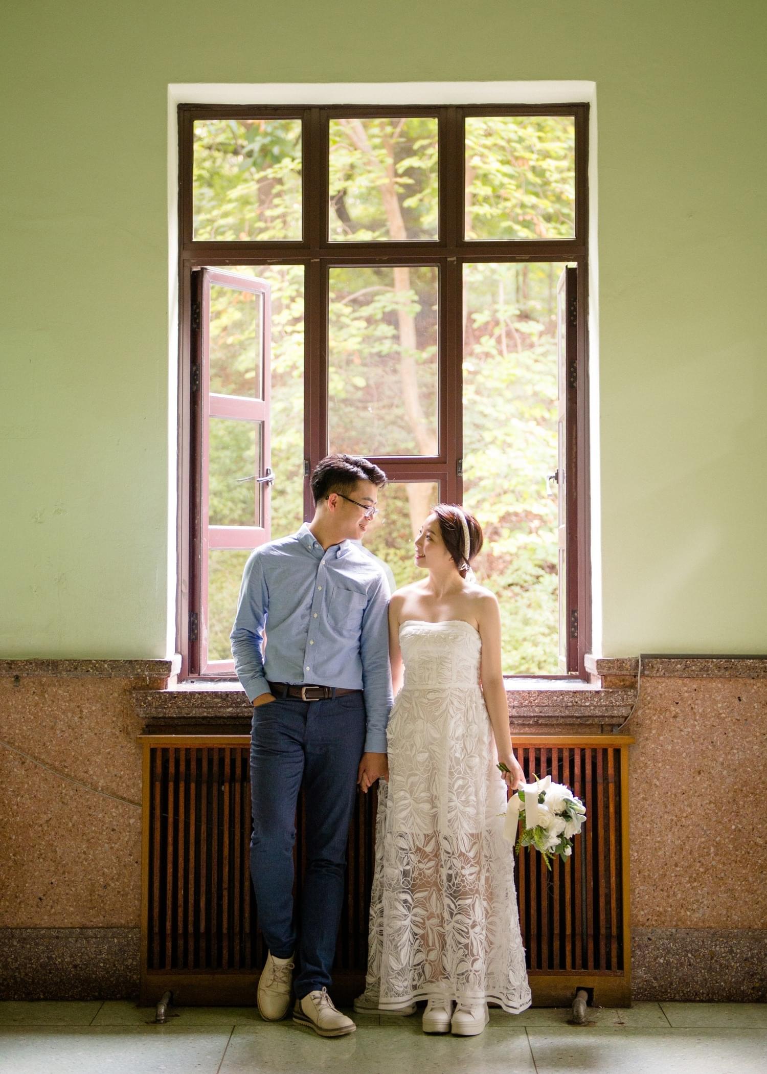 경희대 서울캠퍼스 에서 셀프웨딩