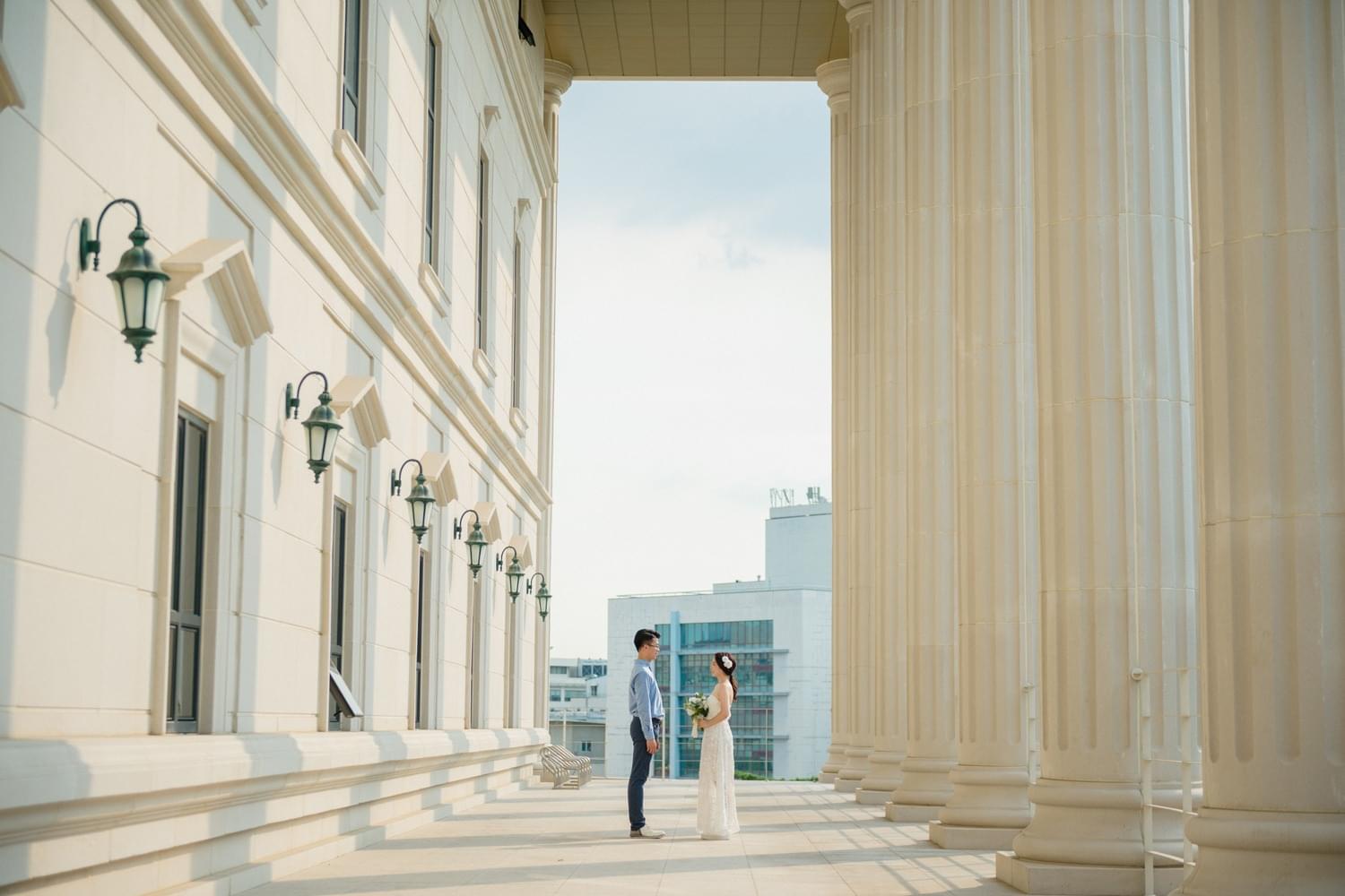 경희대 서울캠퍼스 에서 셀프웨딩
