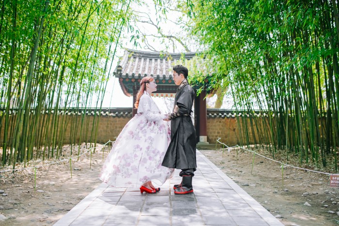 전주 한옥마을 한복 커플 스냅.