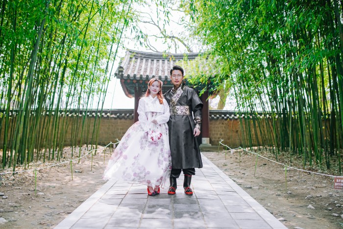 전주 한옥마을 한복 커플 스냅.