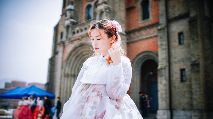 전주 한옥마을 한복 커플 스냅.